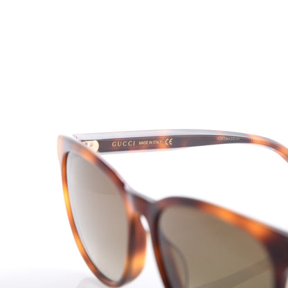 Gucci Round Frame Star Sunglasses GG0232SK Tortoiseshell 6 of 7