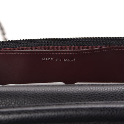 Chanel Caviar Quilted Wallet On Chain WOC Black 7 of 12