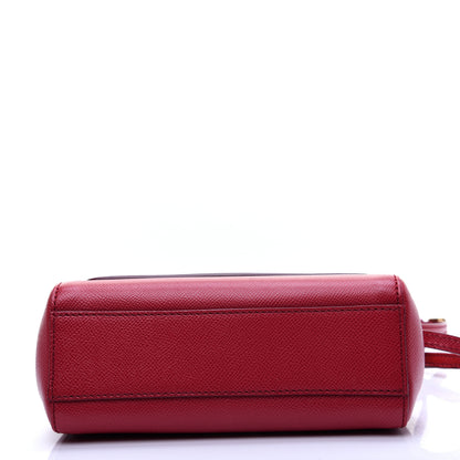 Dolce & Gabbana Dauphine Small Miss Sicily Satchel Rosso 9 of 15