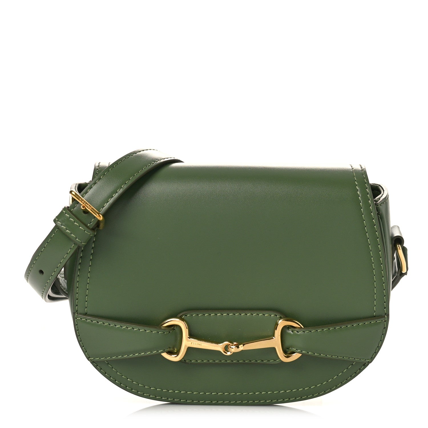 Celine Natural Calfskin Small Crecy Bag Green 1 of 8