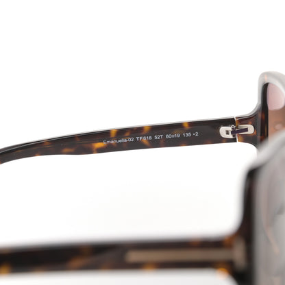Tom Ford Acetate Emmanuella Sunglasses TF618 Havana 5 of 8