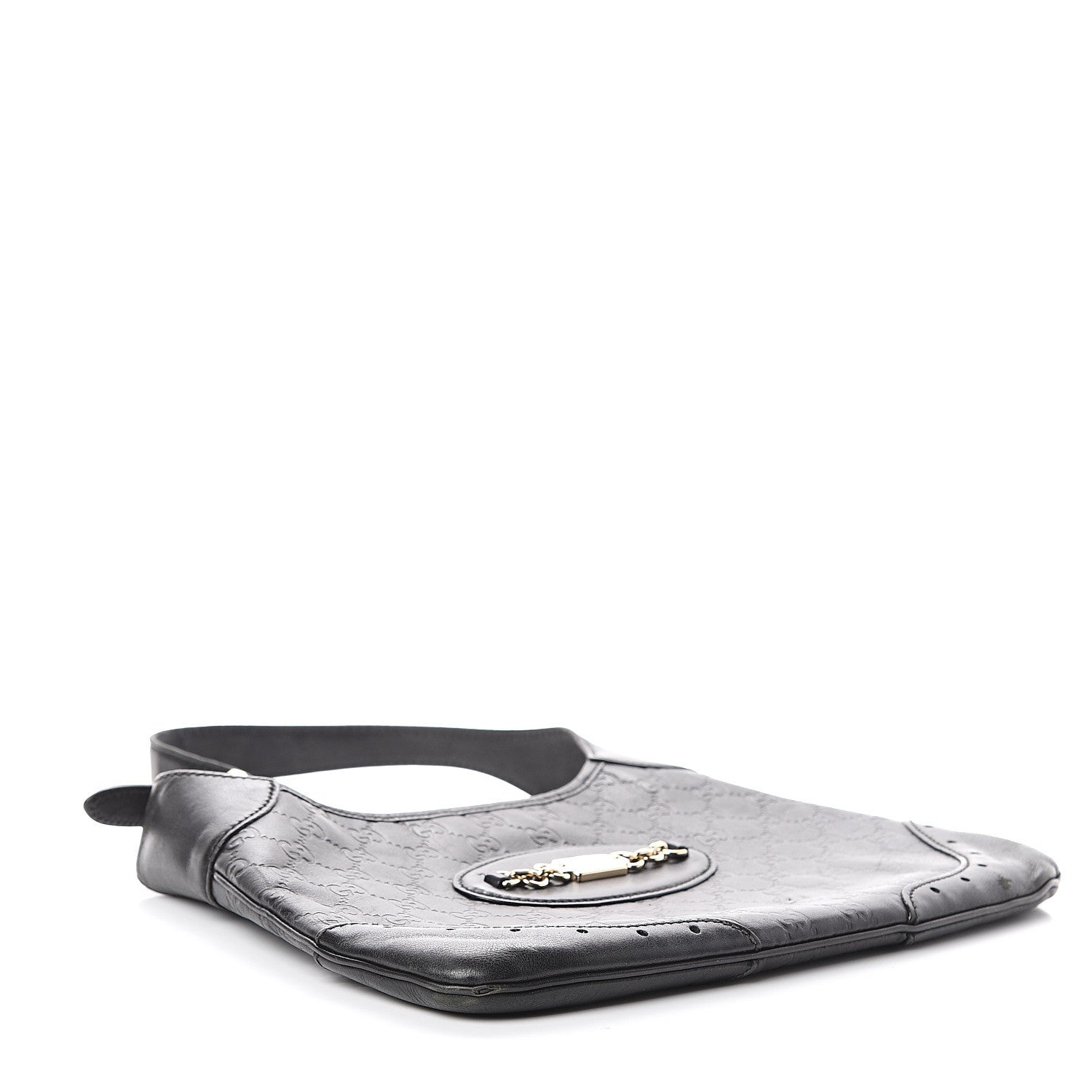 Gucci Guccissima Punch Hobo Black 3 of 8