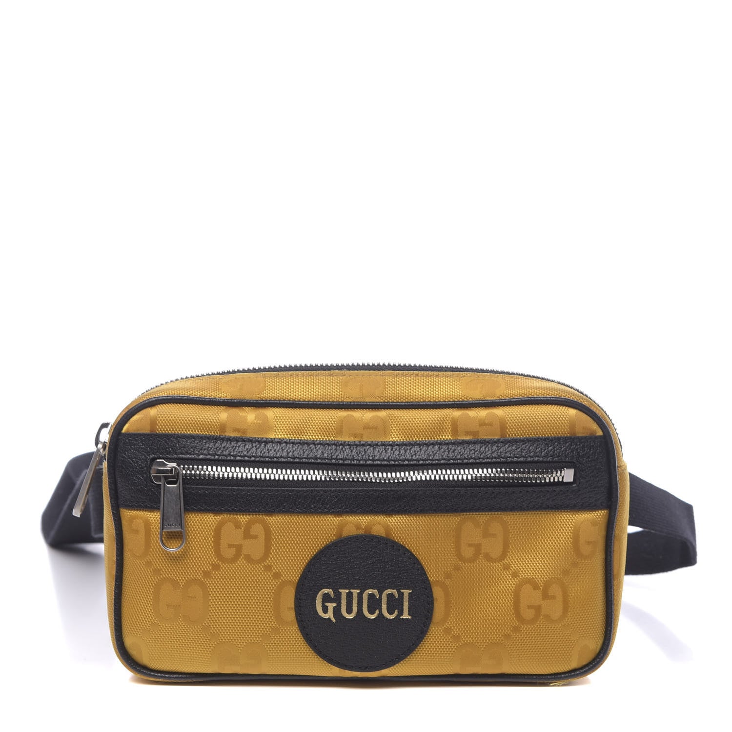 Gucci Econyl Nylon Monogram Off The Grid Belt Bag Crop Black 1 of 11
