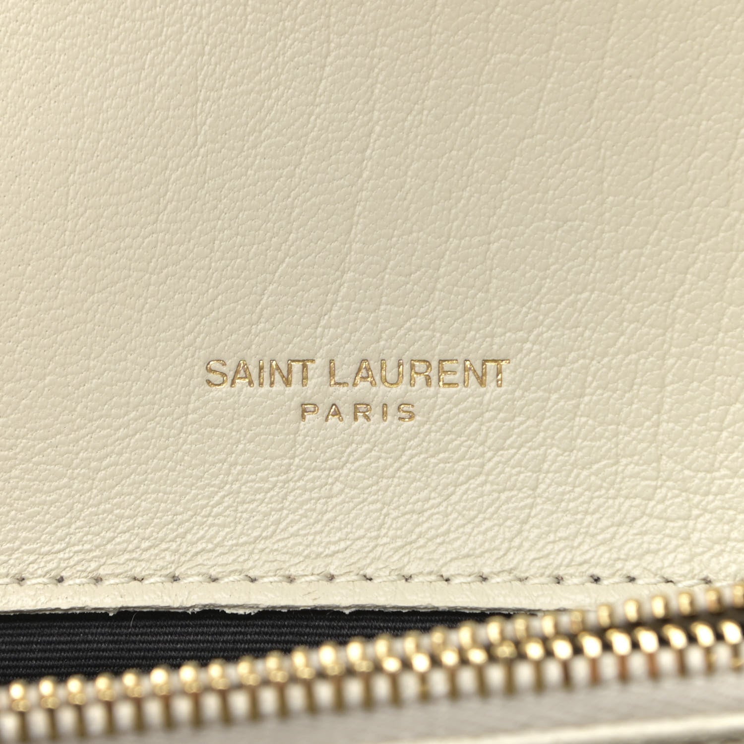Saint Laurent Sheepskin Matelasse Chevron Monogram Medium College Bag Vintage Blanc 6 of 13