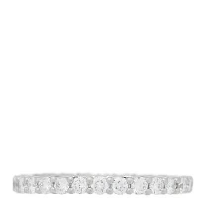 Tiffany Platinum Diamond 2.2mm Full Circle Forever Band Ring 52 6 3 of 4