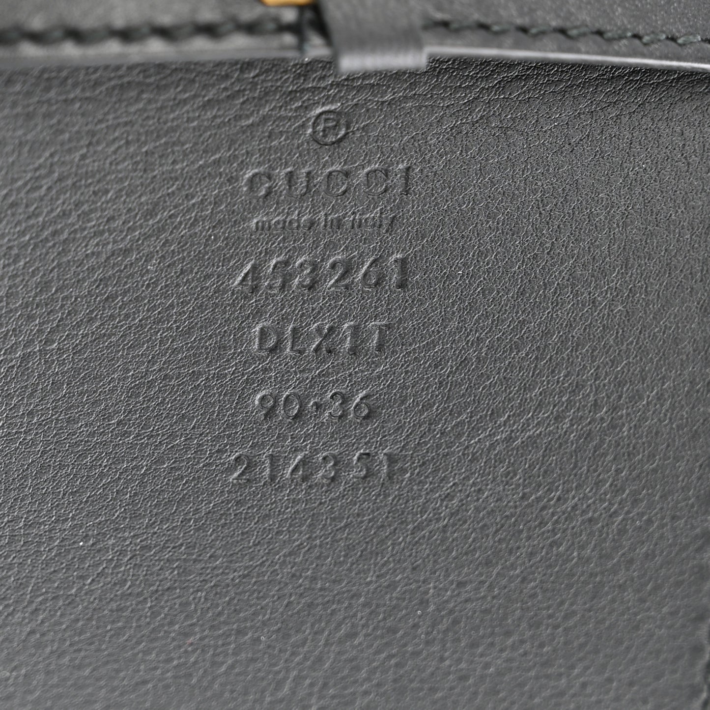 Moon Calfskin Pearl Double G 70mm Belt 90 36 Black Cream