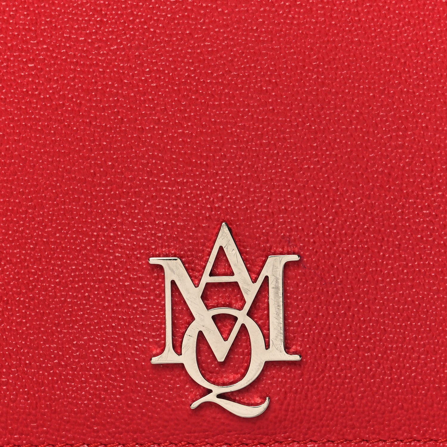 Alexander McQueen Calfskin Insignia Pouch Red 8 of 10