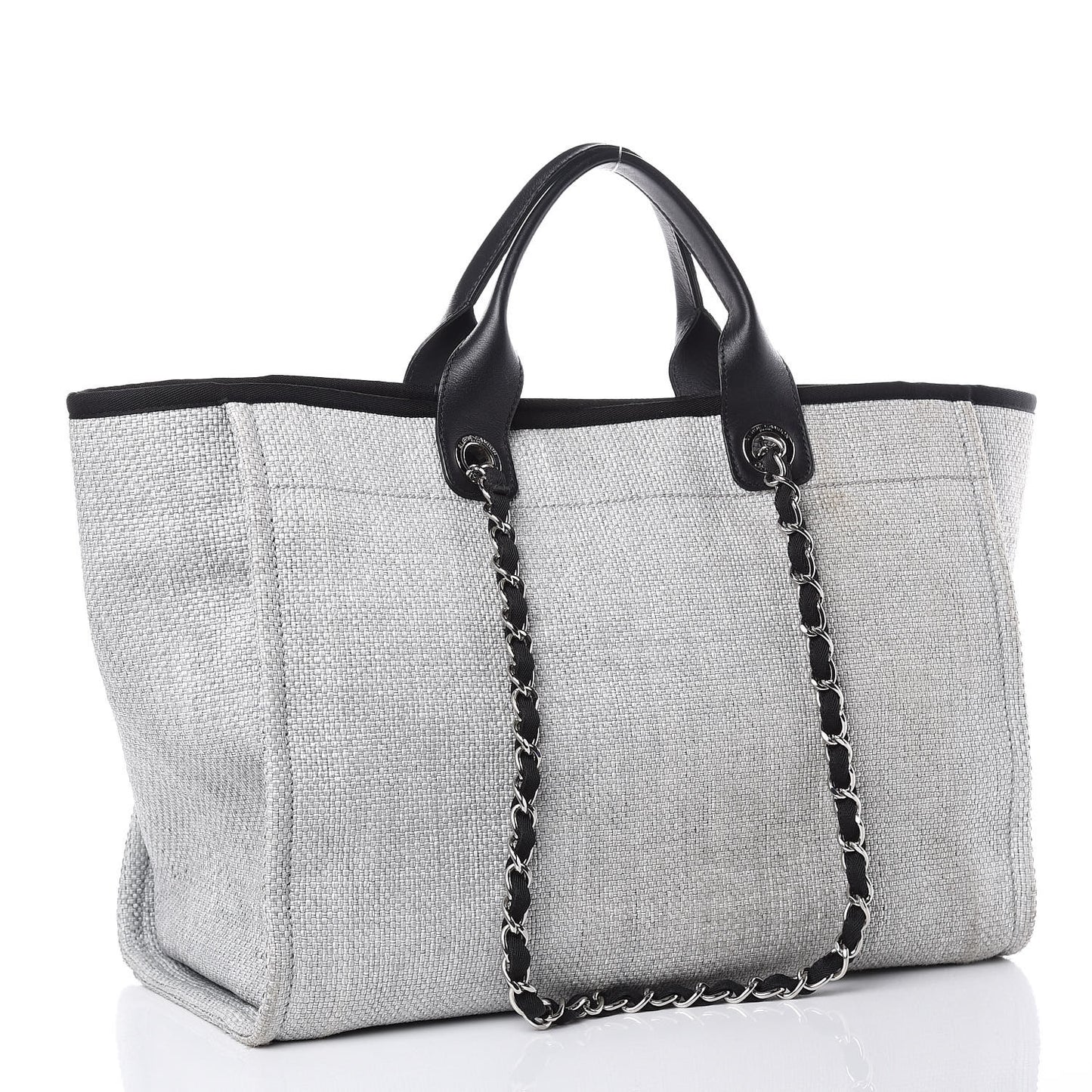 Canvas Deauville Large Tote Grey