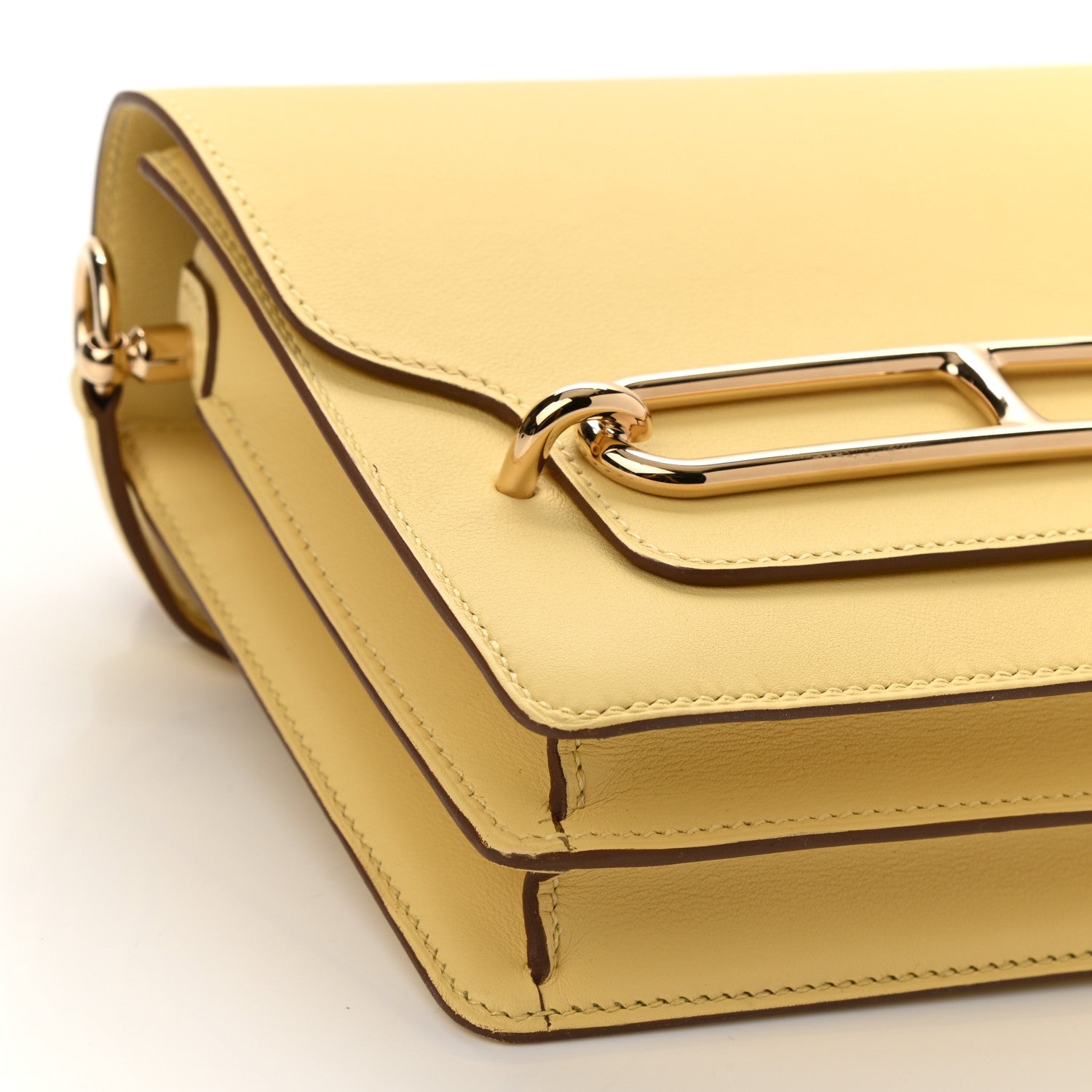 Hermes Evercolor Mini Sac Roulis Jaune De Naples 9 of 10