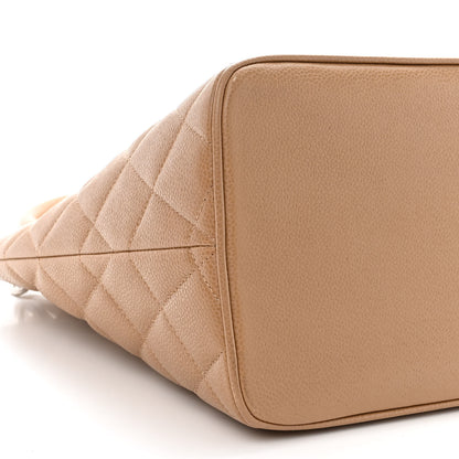 Chanel Caviar Quilted Medallion Tote Beige 9 of 10