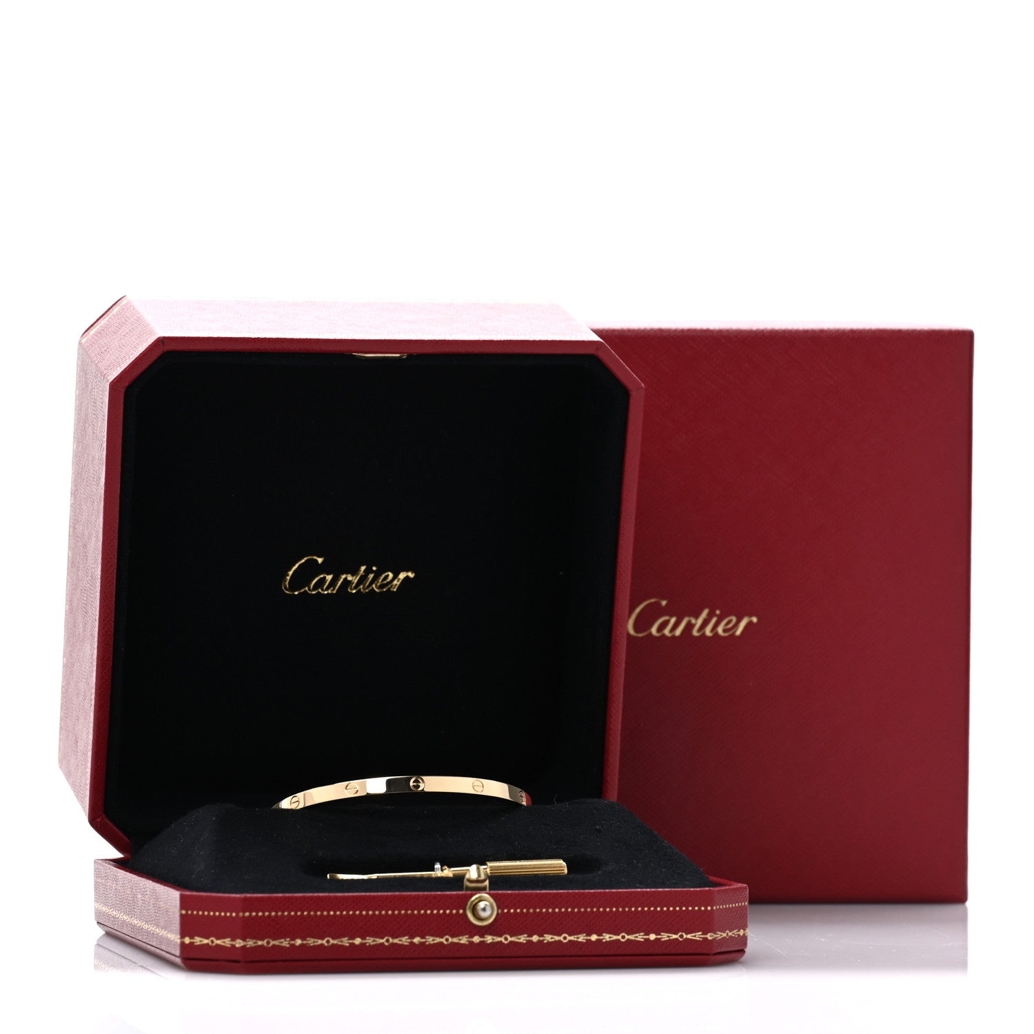 Cartier 18K Yellow Gold Small LOVE Bracelet 16 7 of 7