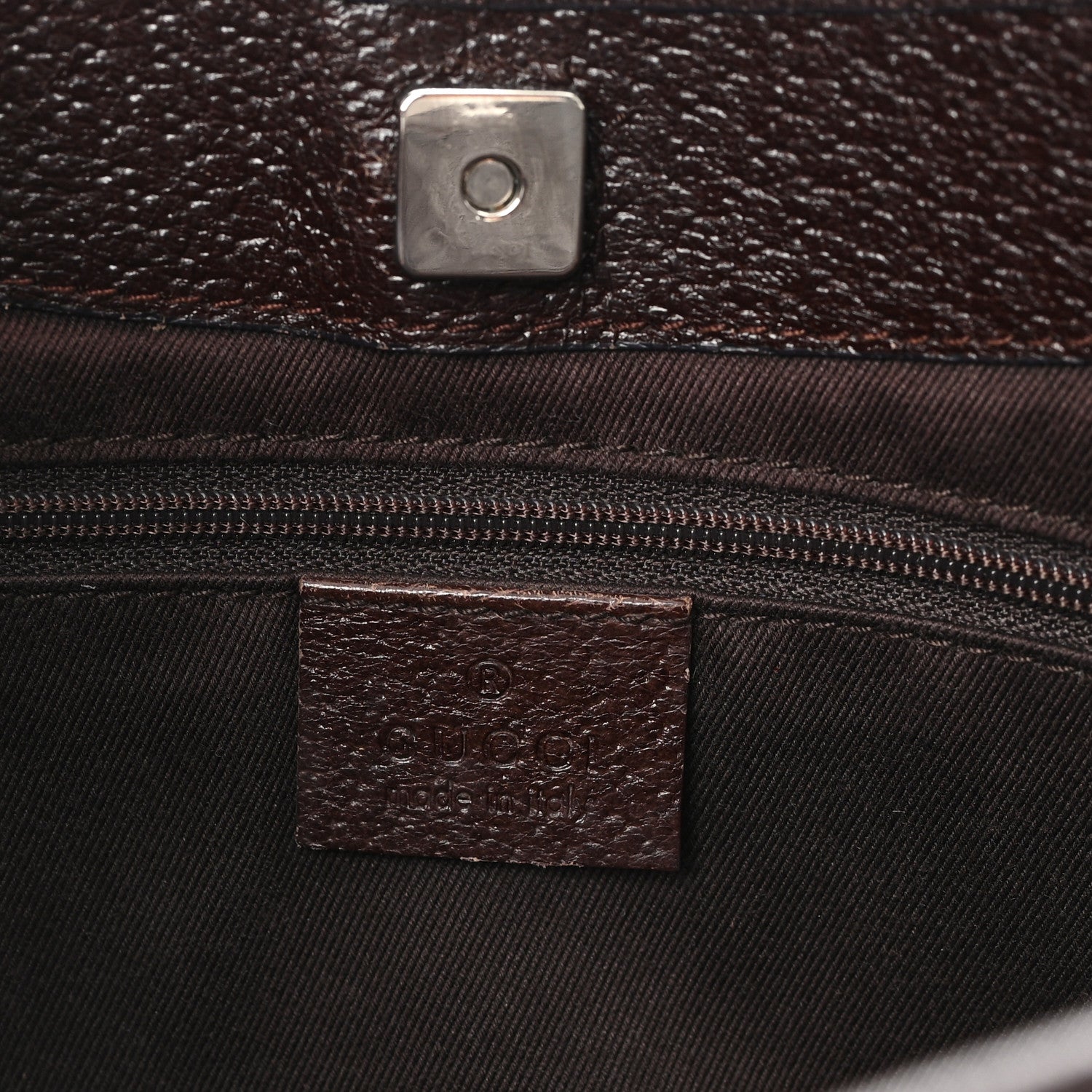 Gucci Monogram Shoulder Bag Dark Brown 6 of 10