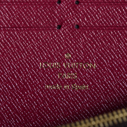 Louis Vuitton Monogram Clemence Wallet Fuchsia 6 of 7