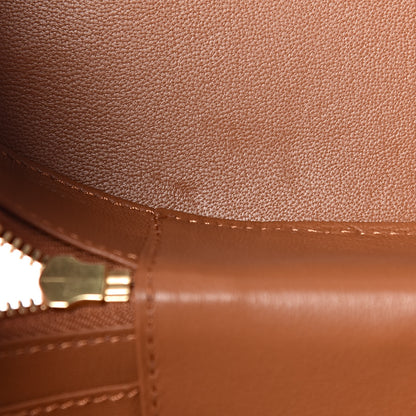 Mansur Gavriel Calfskin Train Case Crossbody Saddle 10 of 11