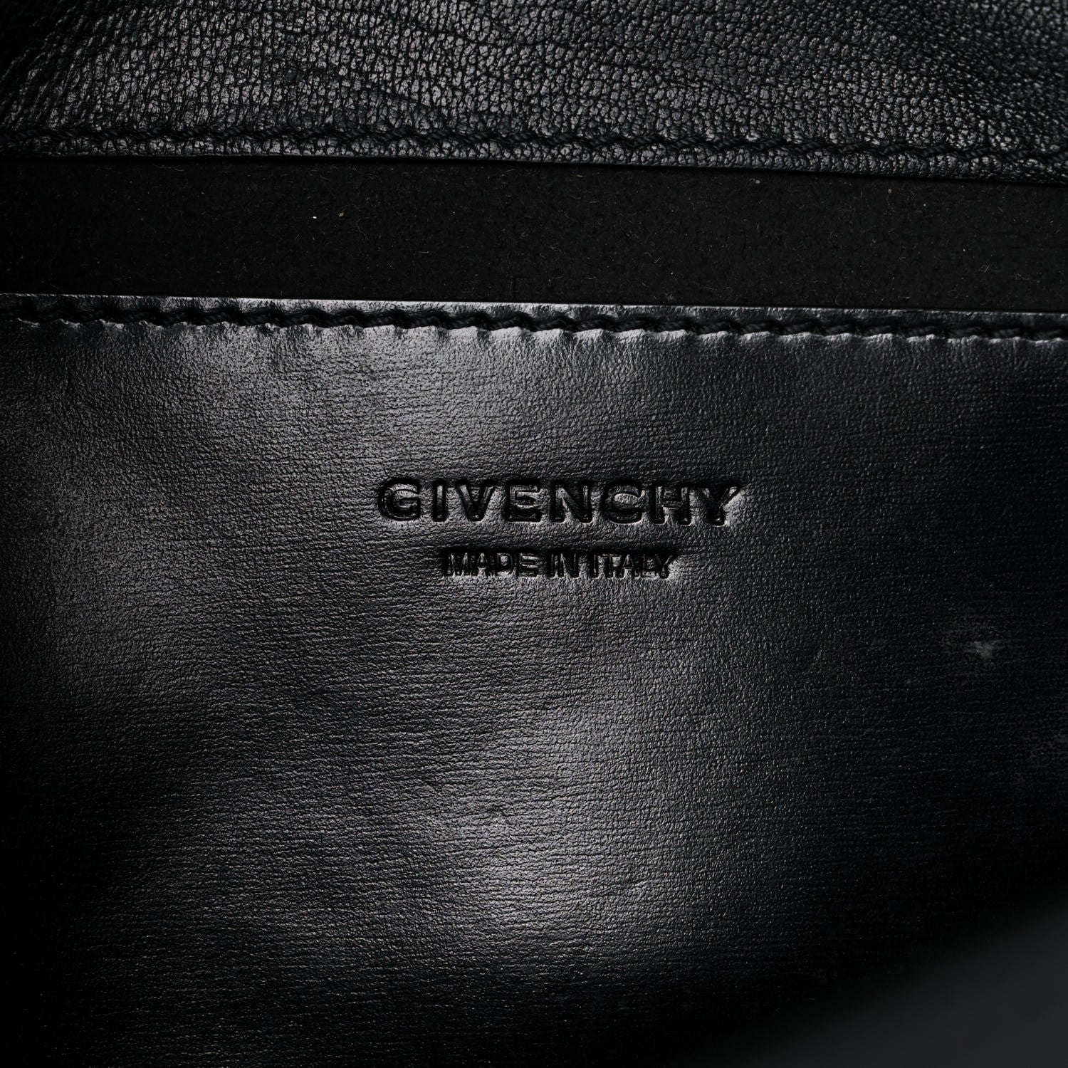 Givenchy Calfskin Infinity Flap Bag Black 5 of 22