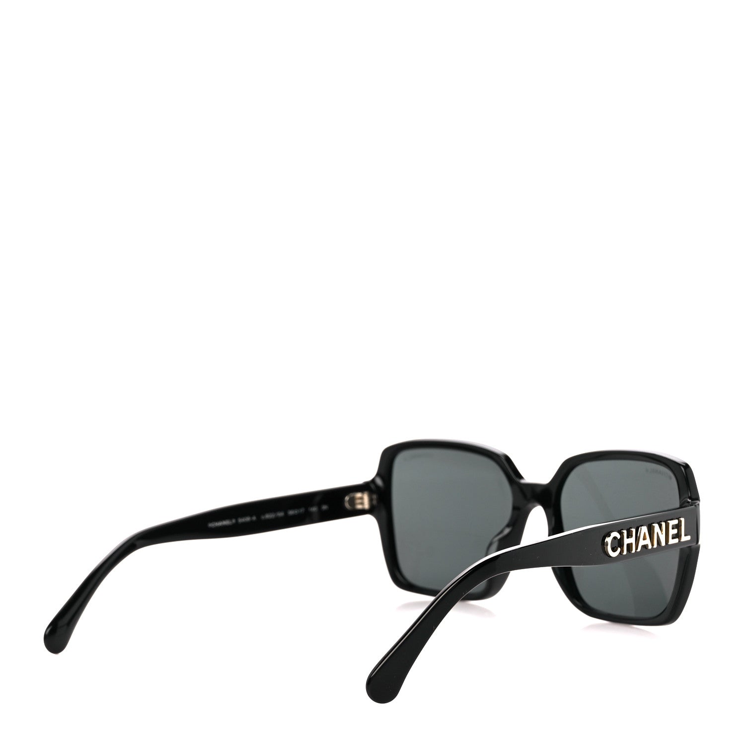 Chanel Acetate Square Sunglasses 5408-A Black 4 of 8