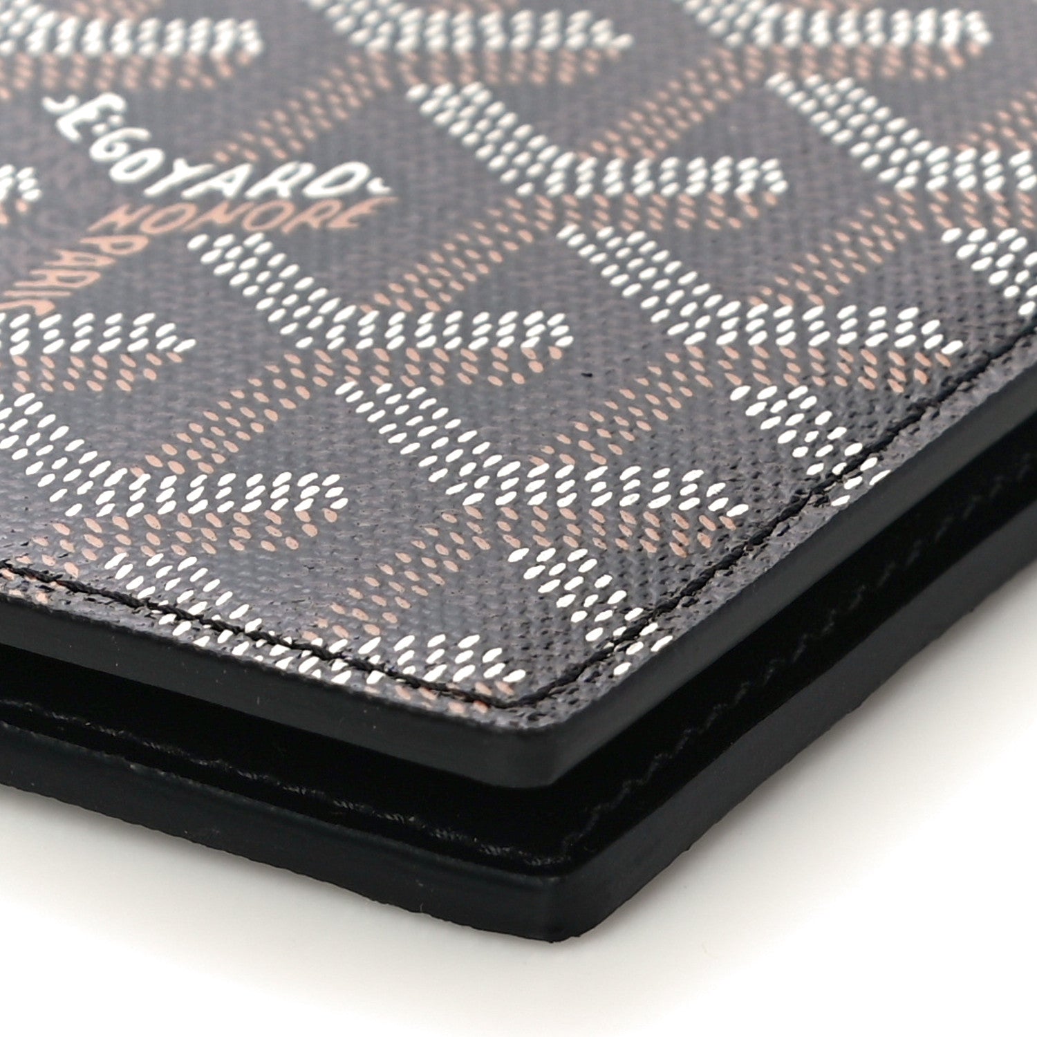 Goyard Goyardine Long Bi-Fold Wallet Black 9 of 10