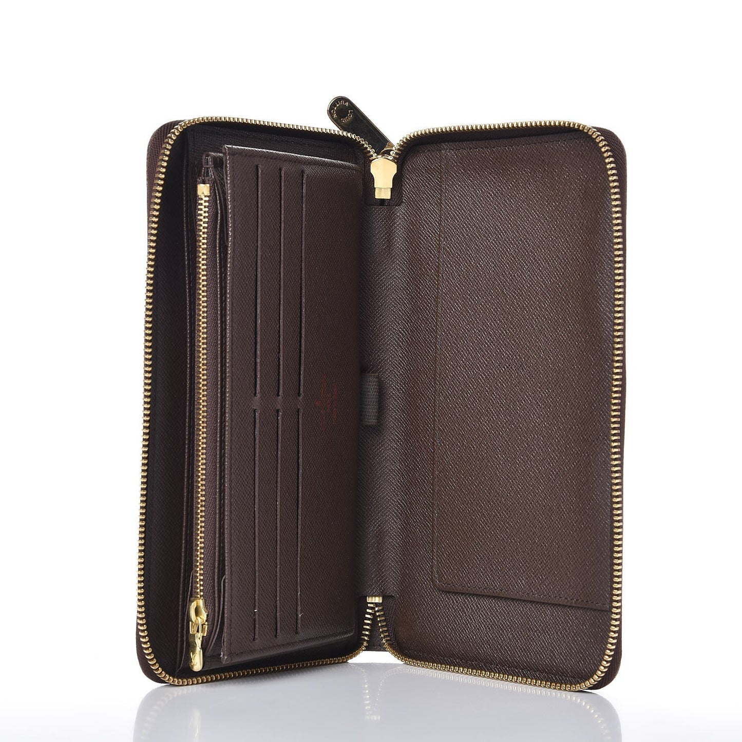 Damier Ebene Zippy Organizer Wallet