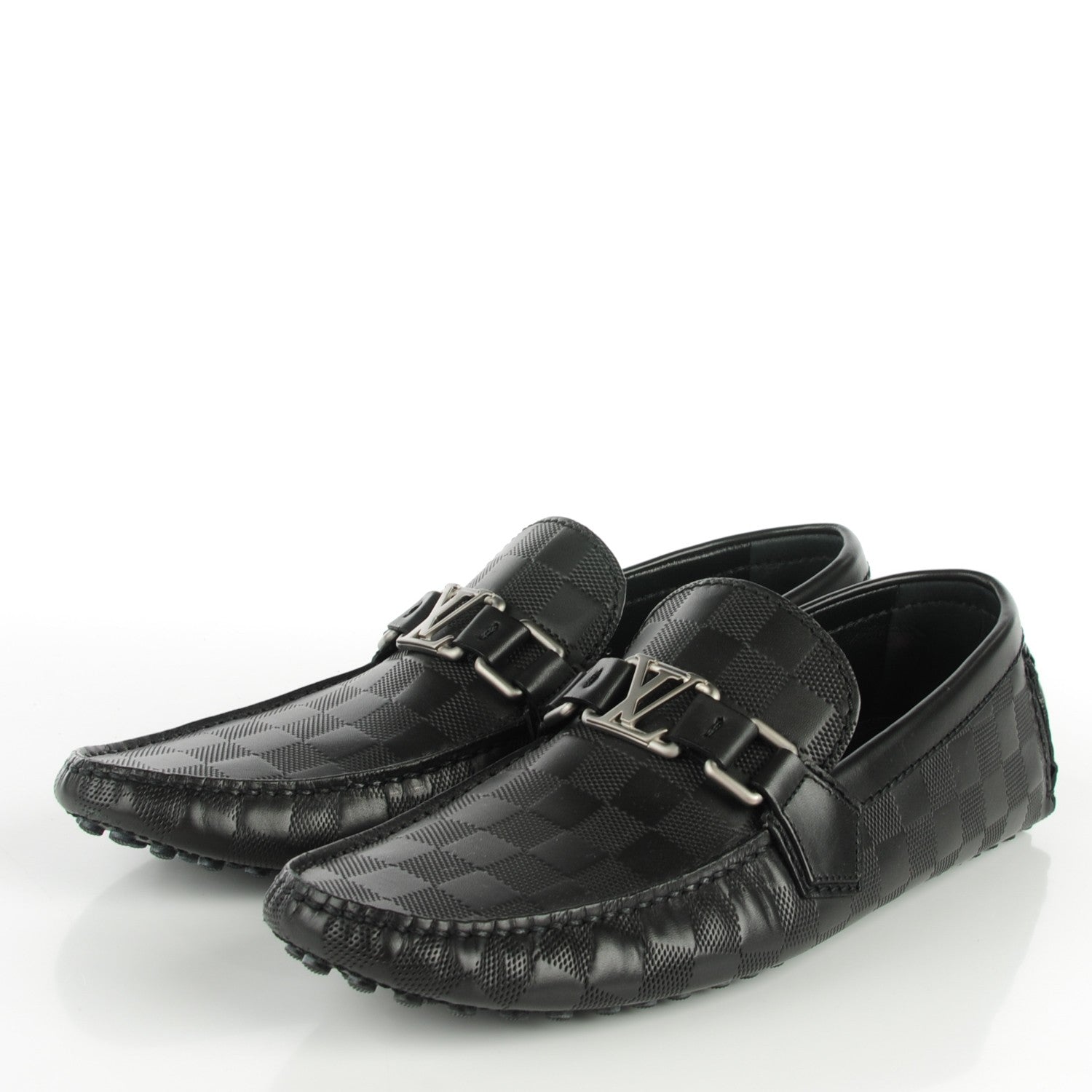 Louis Vuitton Calfskin Hockenheim Moccasin 6 Onyx 3 of 8