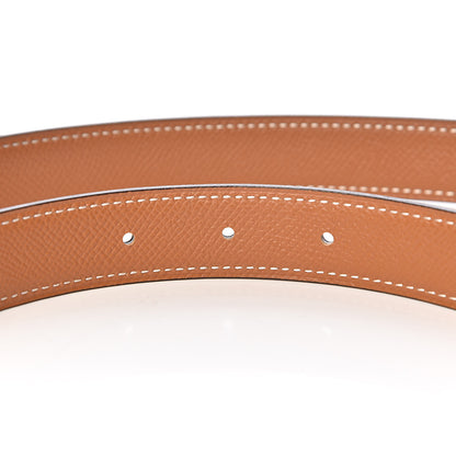 Hermes Swift Epsom 24mm Constance H Belt 85 Black Gold 6 of 7