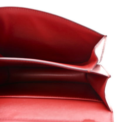 Celine Box Calfskin Teen Classic Box Flap Bag Red 5 of 10
