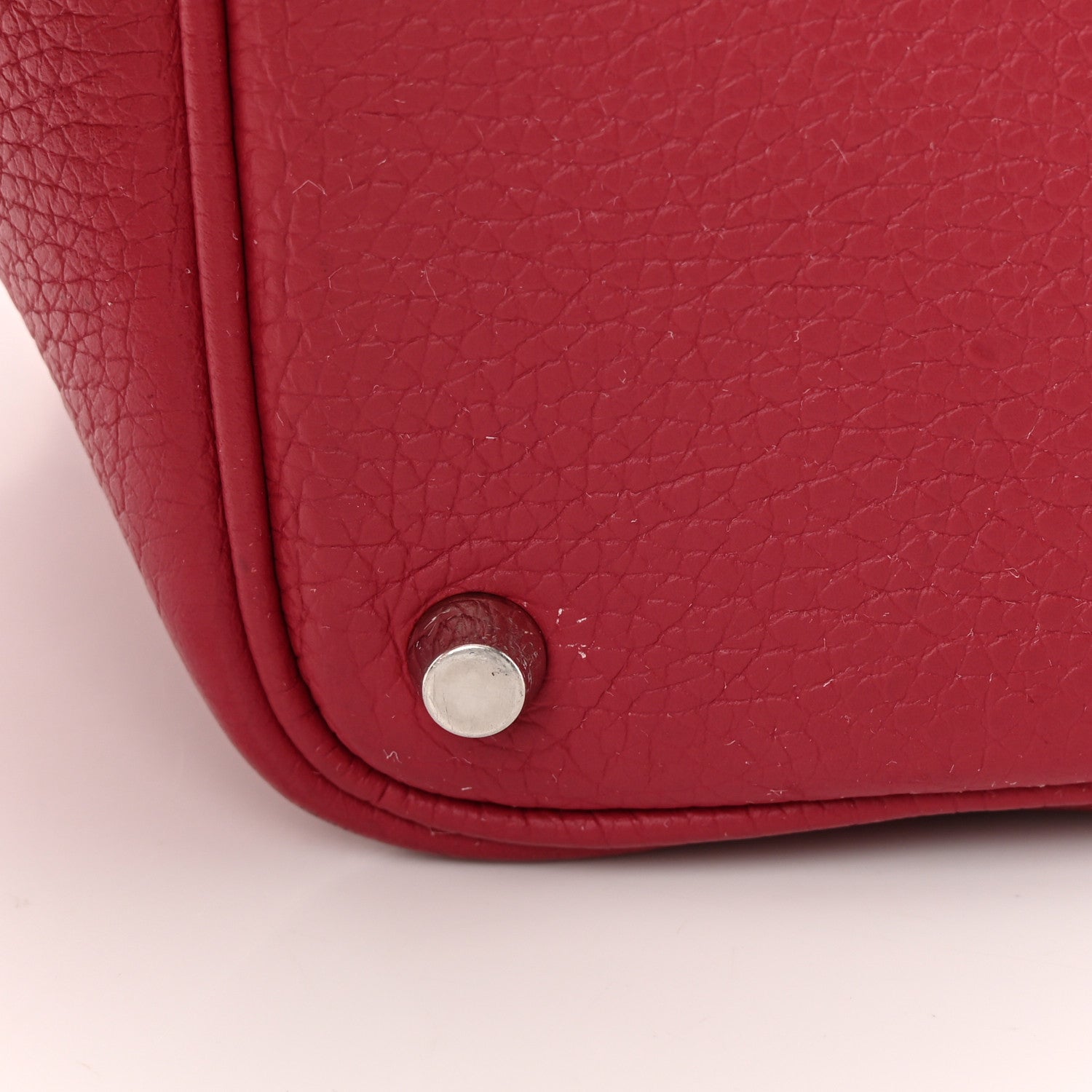 Hermes Taurillon Clemence Picotin Lock 18 PM Rubis 12 of 16