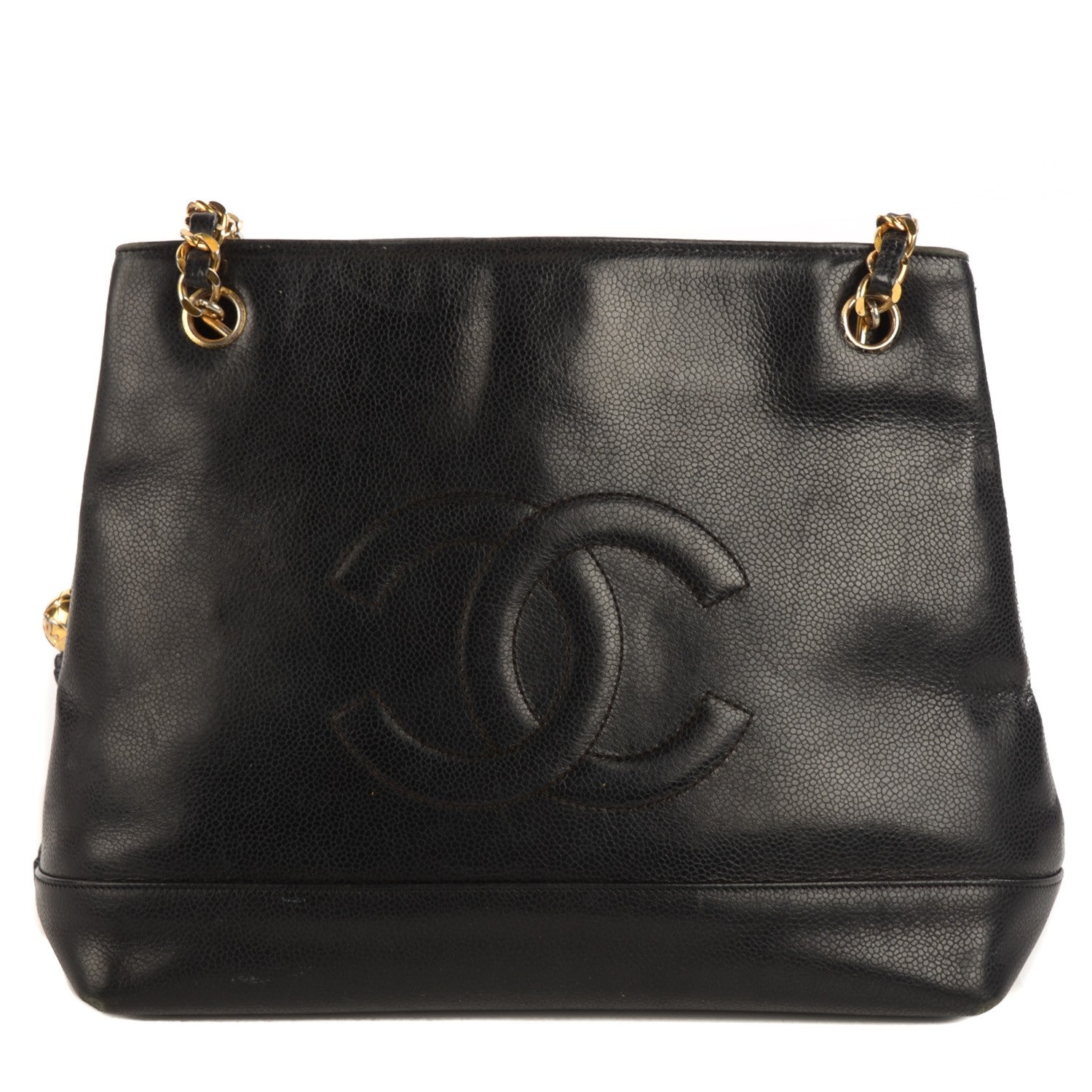 Chanel Caviar CC Shoulder Bag Black 1 of 10