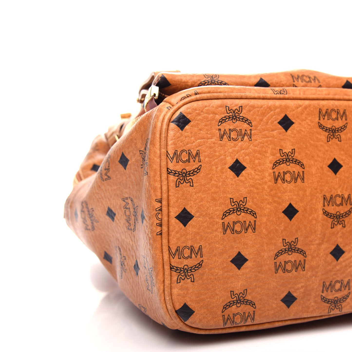 Visetos Studded Medium Dual Stark Backpack Cognac
