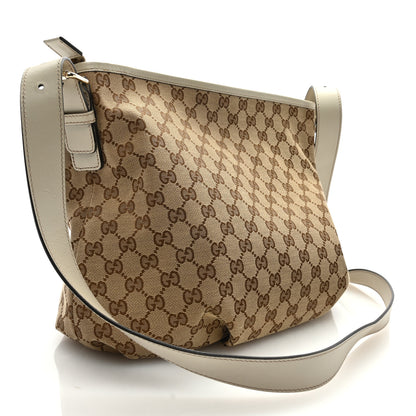 Gucci Monogram Messenger Bag Off White 2 of 8