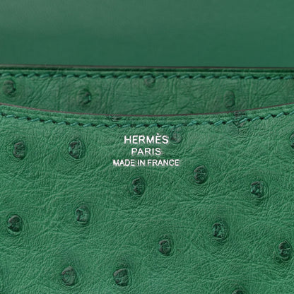 Hermes Ostrich Constance 18 Vert Vertigo 9 of 12