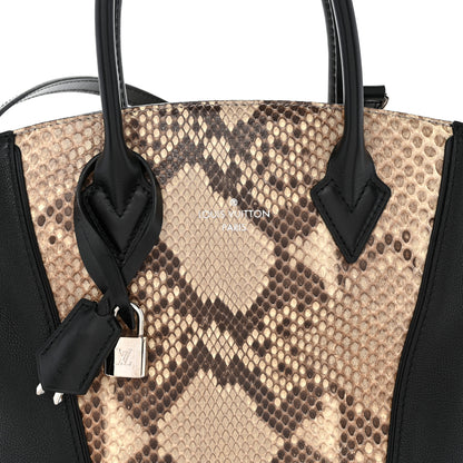 Louis Vuitton Snakeskin Soft Lockit PM Black 7 of 9