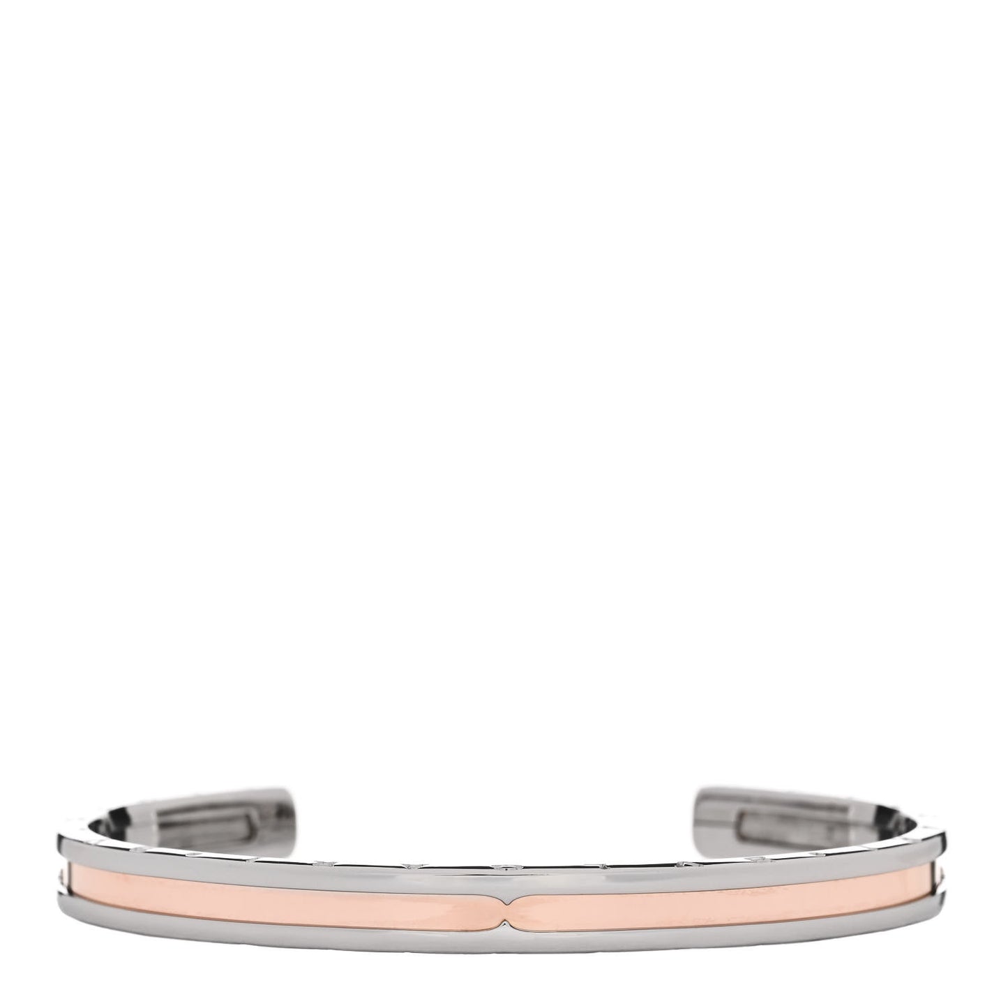 18K Rose Gold Stainless Steel B.Zero1 Cuff Bracelet M