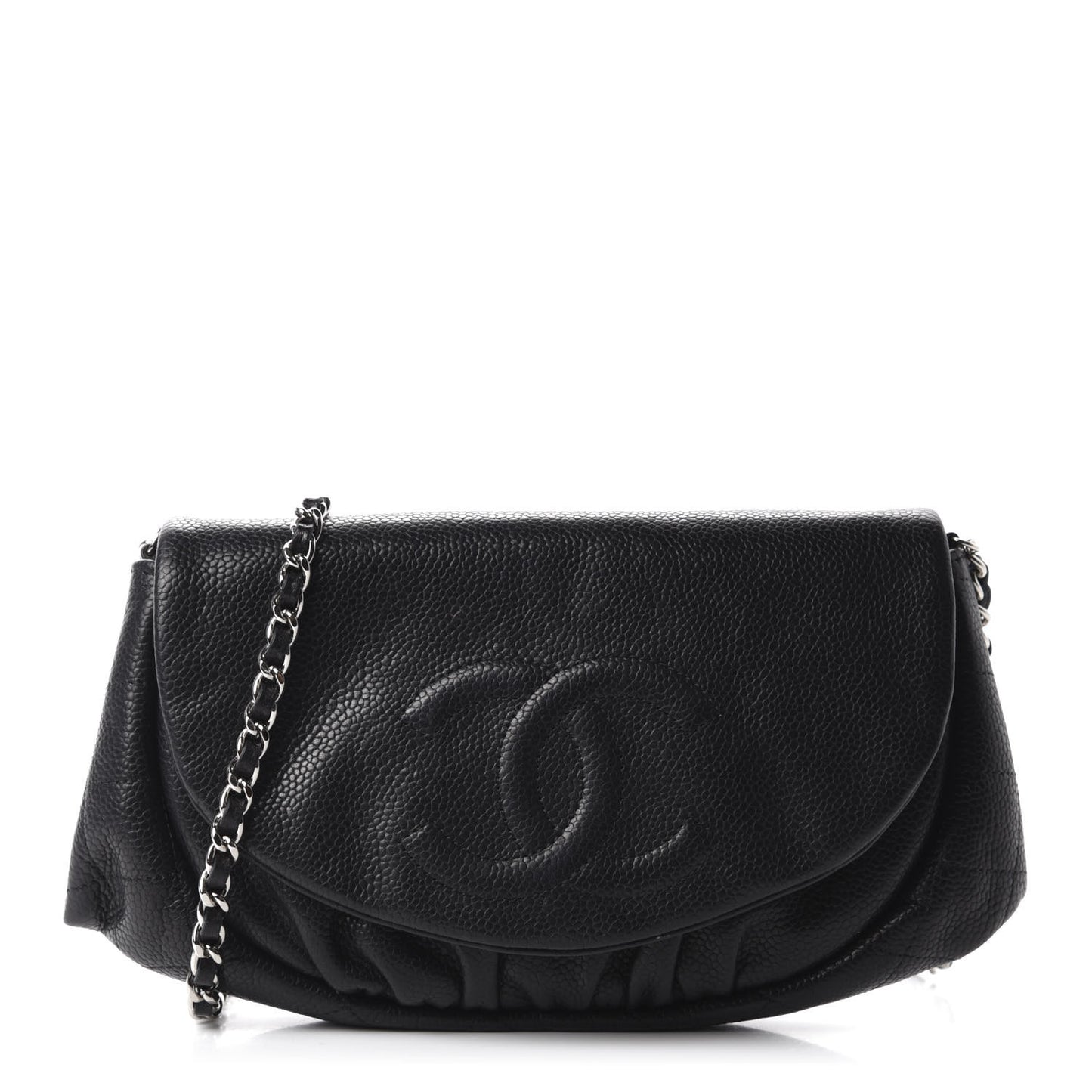 Caviar Half Moon Wallet On Chain WOC Black