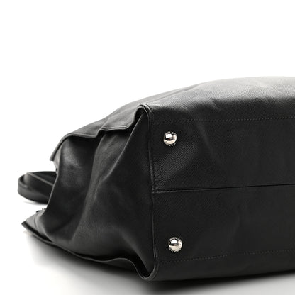 Prada Saffiano Soft Tote Black 6 of 8