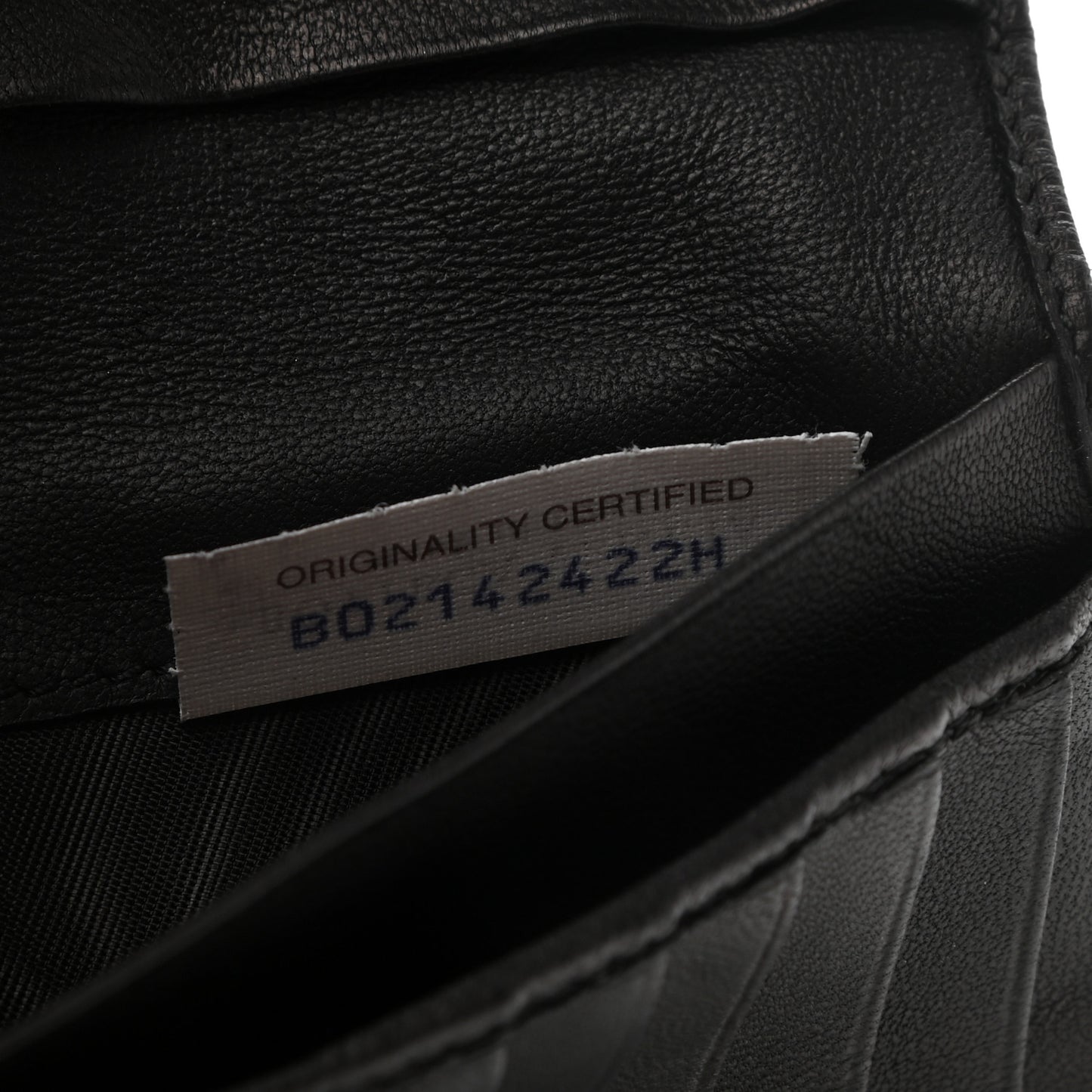 Nappa Intrecciato Continental Wallet Black
