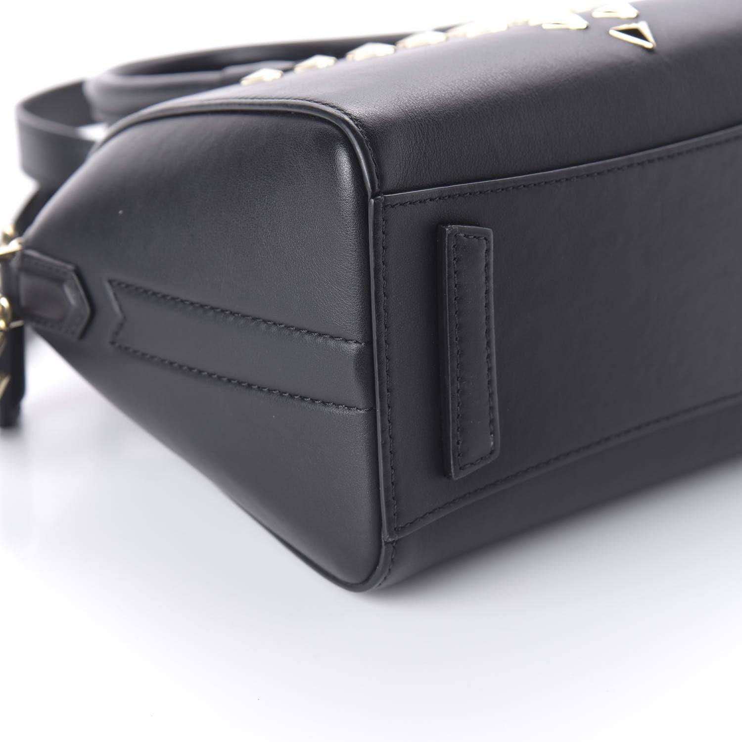 Givenchy Smooth Calfskin Triangle Studded Mini Antigona Black 6 of 11