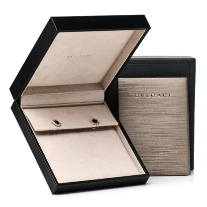 Bulgari 18K White Gold Black Onyx BVLGARI BVLGARI Stud Earrings 5 of 5