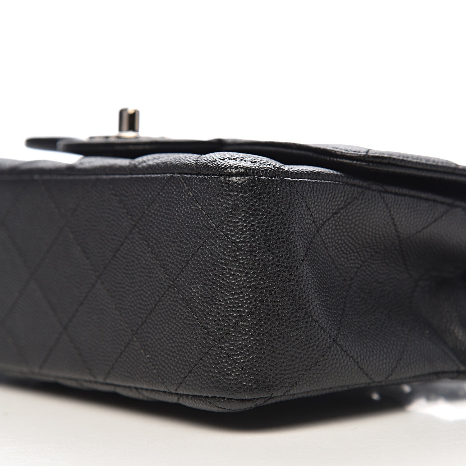 Chanel Caviar Quilted Mini Rectangular Flap Black 9 of 10