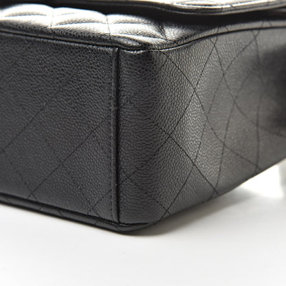 Chanel Caviar Quilted Maxi Double Flap Black 10 of 11