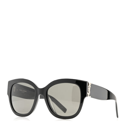 Saint Laurent Acetate Cateye Sunglasses SL M95 F Black 2 of 16