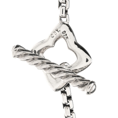 David Yurman Sterling Silver 25mm Quatrefoil Chain Necklace 4 of 4
