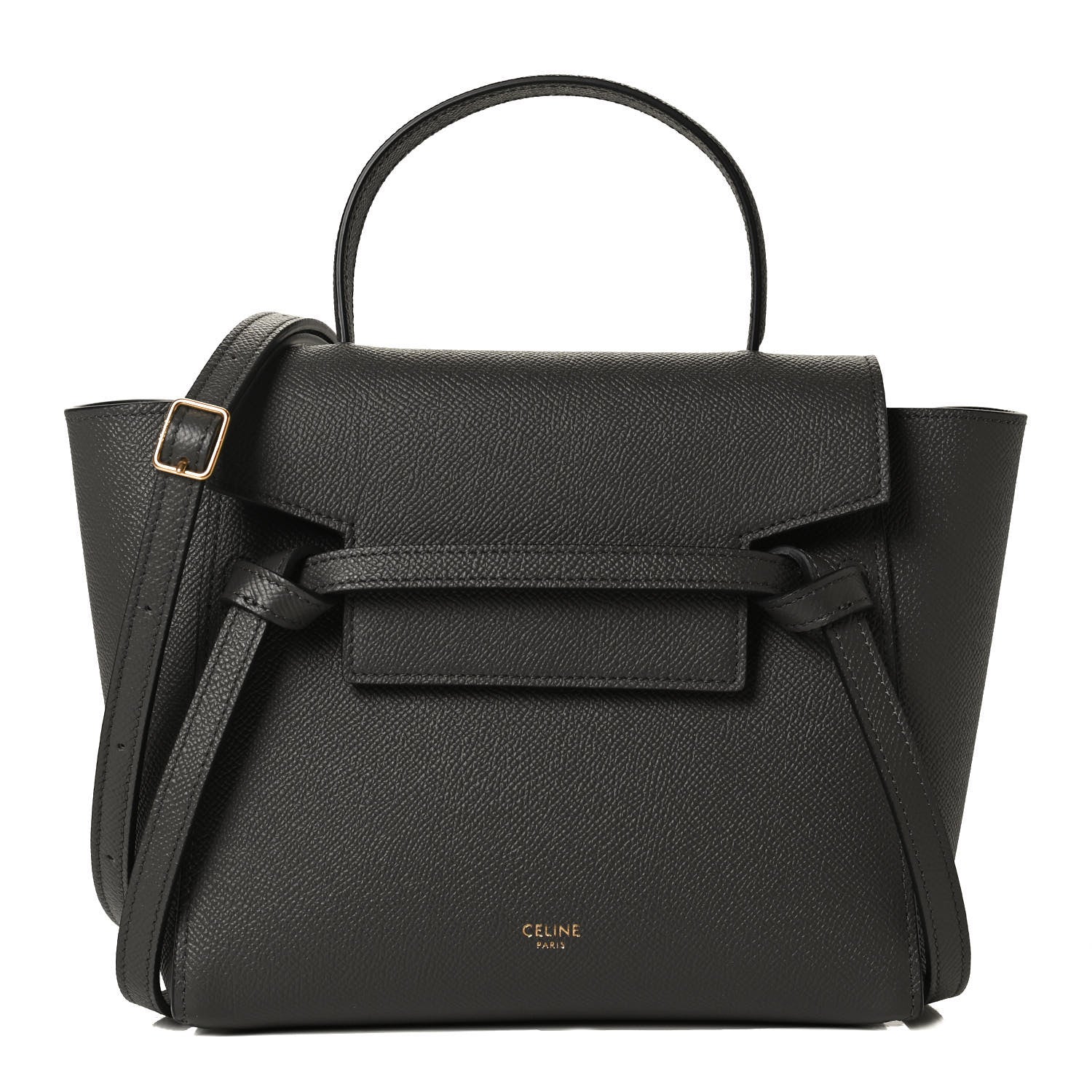 Celine Grained Calfskin Nano Belt Bag Grey 1 of 13