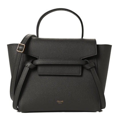 Celine Grained Calfskin Nano Belt Bag Grey 1 of 13