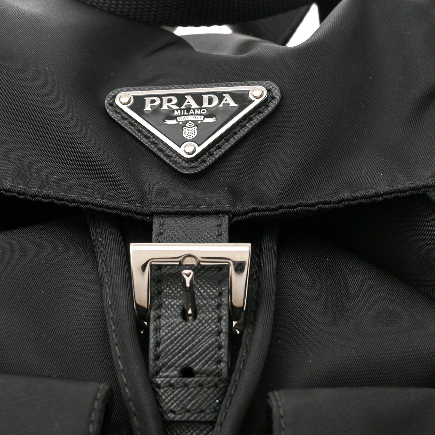 Tessuto Nylon Vela Small Backpack Black