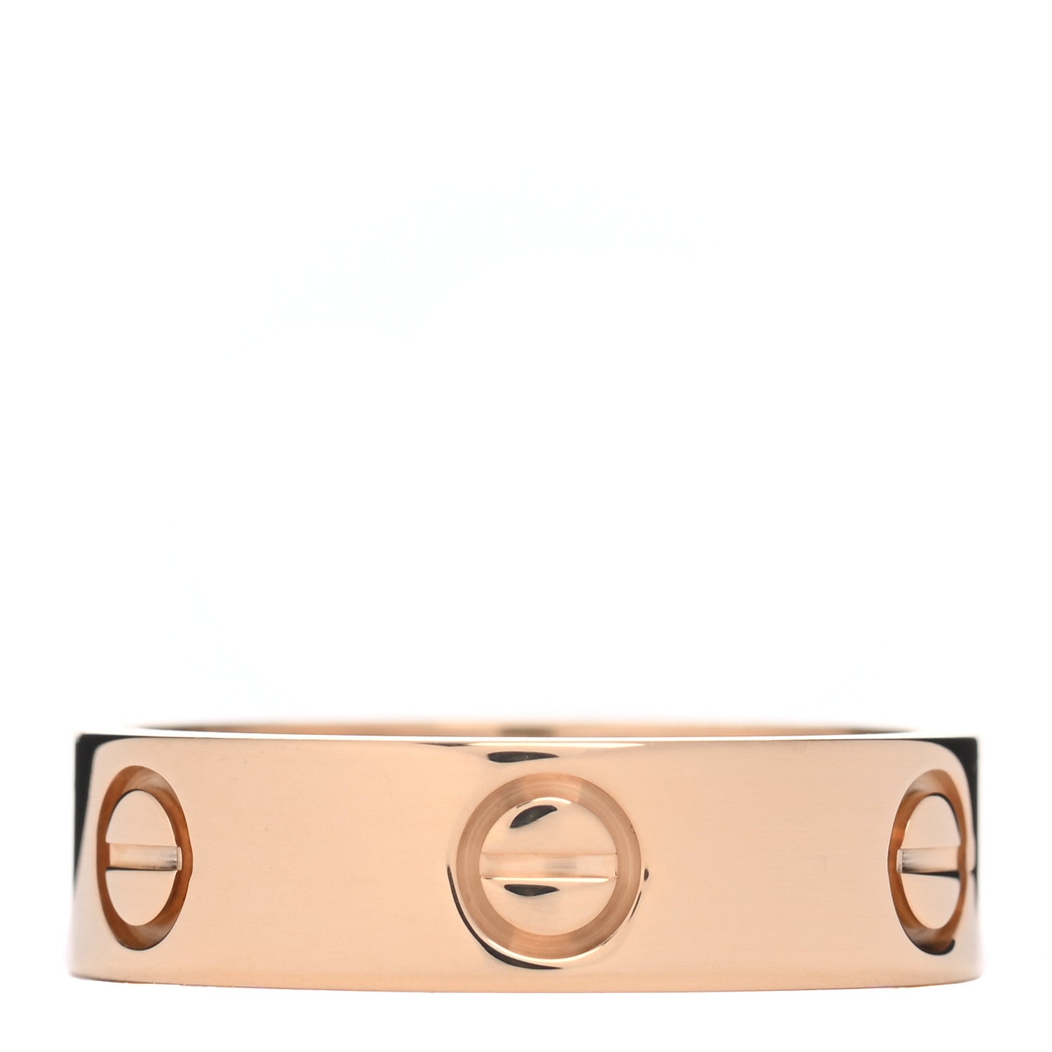 Cartier 18K Yellow Gold 5.5mm LOVE Ring 55 7.25 3 of 4