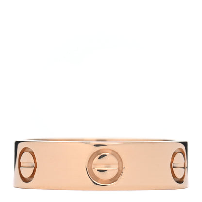 Cartier 18K Yellow Gold 5.5mm LOVE Ring 55 7.25 3 of 4