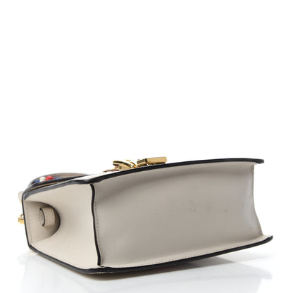 Gucci Calfskin Mini Sylvie Top Handle Bag White 4 of 15