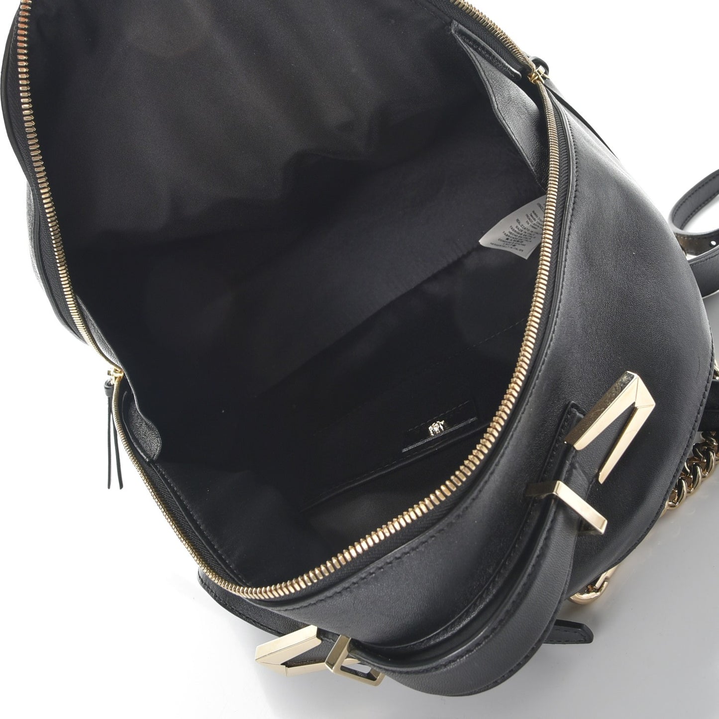 Calfskin Palazzo Medusa Backpack Black