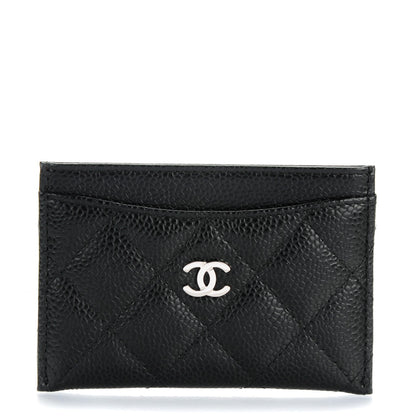 Chanel Caviar Quilted Card Holder Black 1 of 8