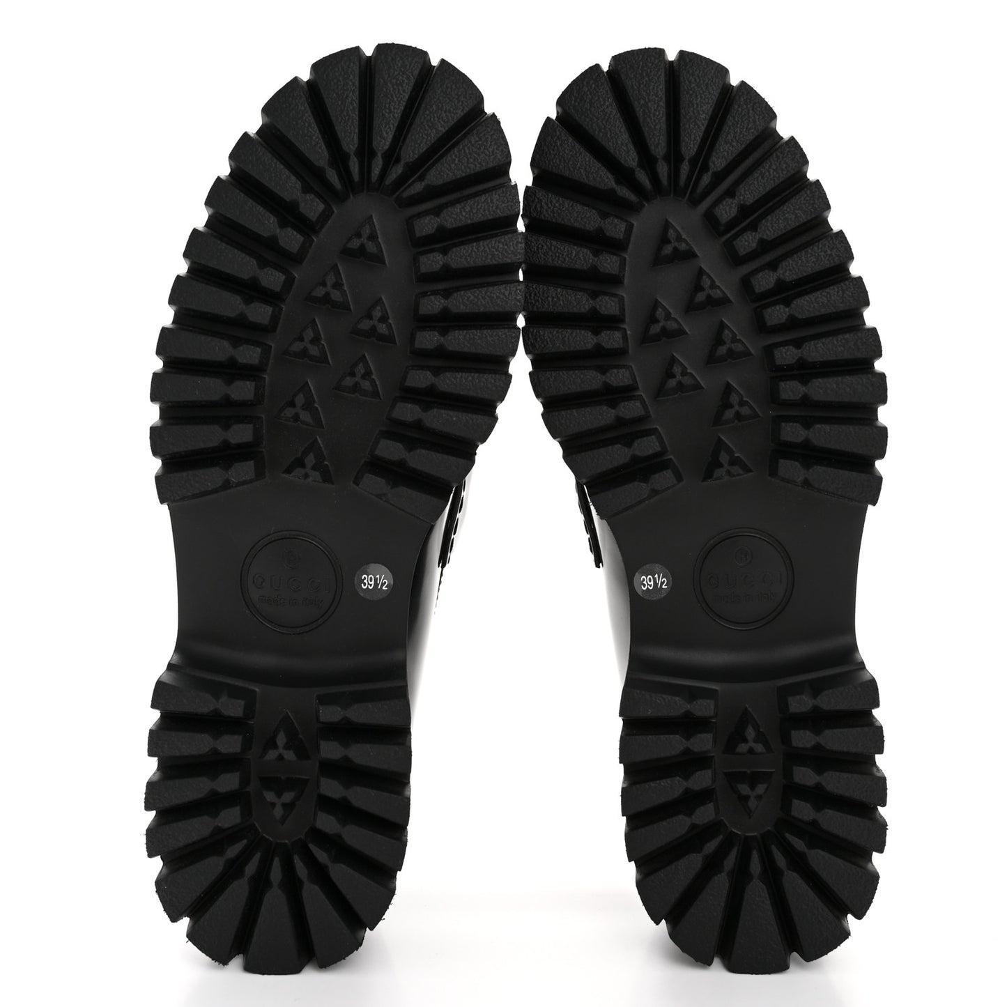 Cordovan Lux Womens Horsebit 45mm Platform Loafers 39.5 Black